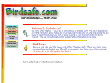Tablet Screenshot of birdsafe.com